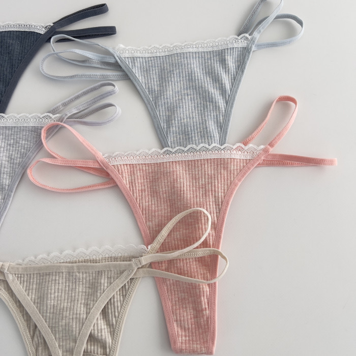 ОПТОМ. Жіночі трусики Тонг "Dominant". Розмір: XL ( 5 шт/уп). Туреччина.