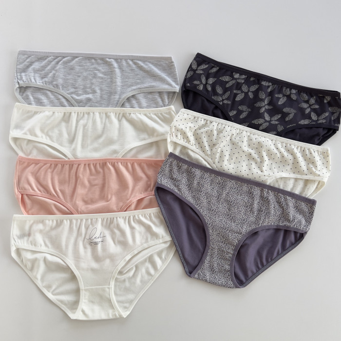 ОПТОМ. Набор женских трусов "Dominant" бикини. Размер: 2XL. ( 7 шт/уп). Турция.