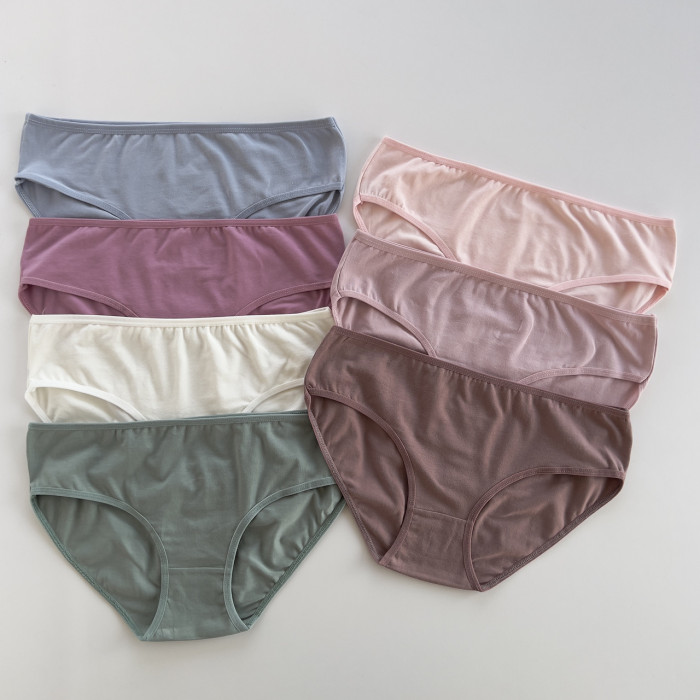 ОПТОМ. Набір жіночих трусів "Dominant" бікіні. Розмір: XL. ( 7 шт/уп). Туреччина.