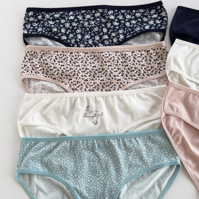 ОПТОМ. Набор женских трусов "Dominant" бикини. Размер: 3XL. ( 7 шт/уп). Турция.