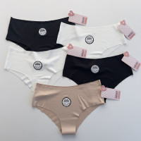 Женские бесшовные трусы Размер: S/M. ( 5 шт/уп).