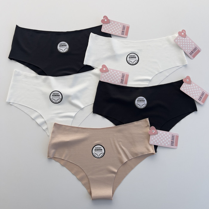 Женские бесшовные трусы Размер: S/M. ( 5 шт/уп).