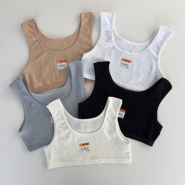 Топик подростковый рубчик 10-11 лет (5шт/уп ТМ Nicoletta