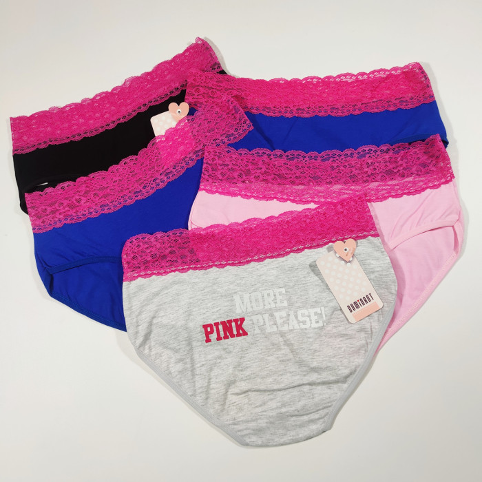 ОПТОМ. Набор женских трусов "Dominant". Размер: M ( 5 шт/уп). Турция.