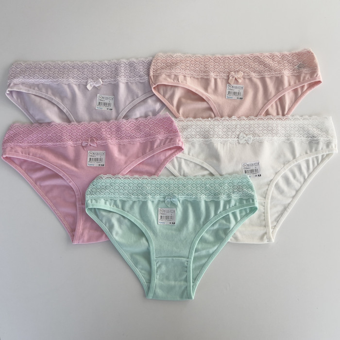 Женские хлопковые трусики -5 шт. Размер: 2XL