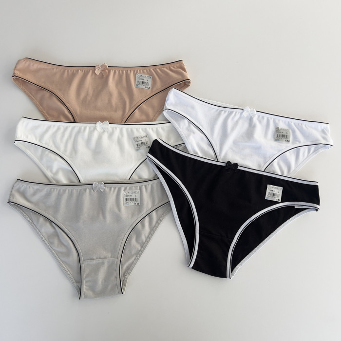 Женские хлопковые трусики -5 шт. Размер: 2XL