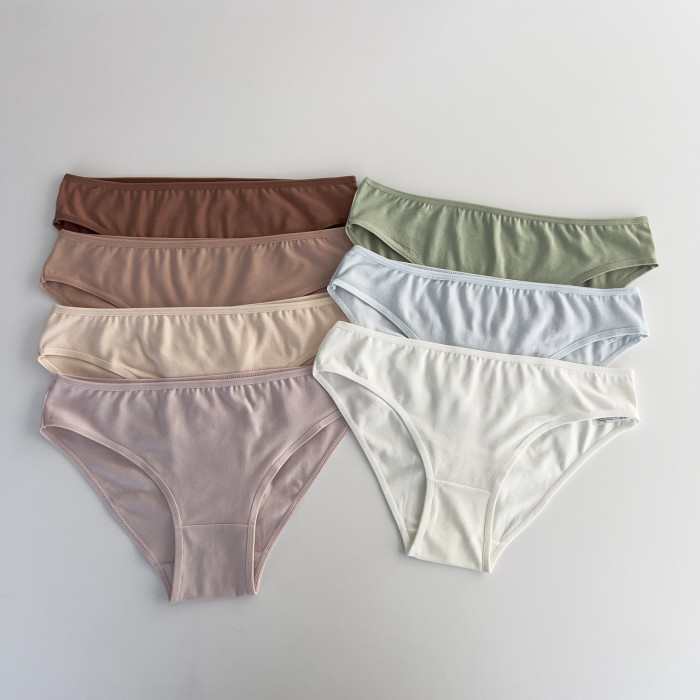 Набір жіночих трусиків тижневок Розмір: M. ( 7 шт/уп). ТМ. Nicoletta