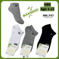 Носки хлопковые 9-10 лет ТМ Belino (6 шт/уп) сетка