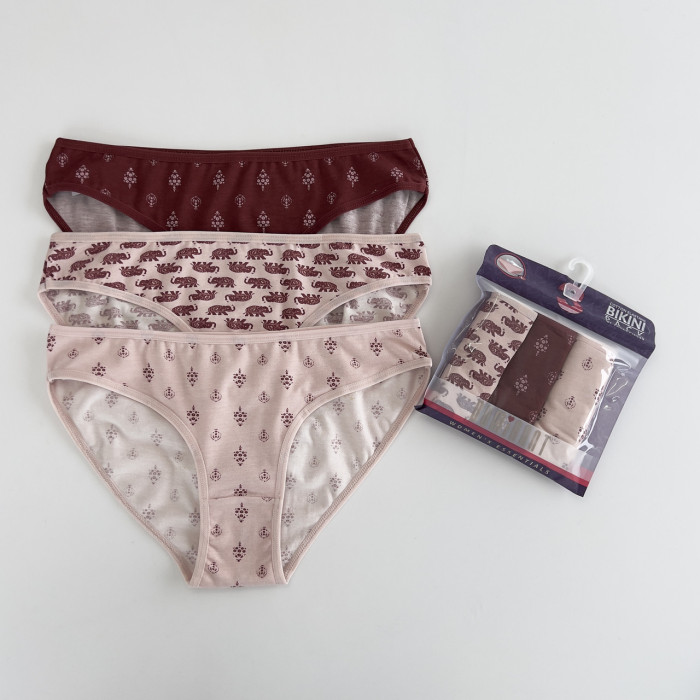 ОПТОМ. Набор женских трусов "Dominant" Размер:S. ( 3 шт/уп). Турция.