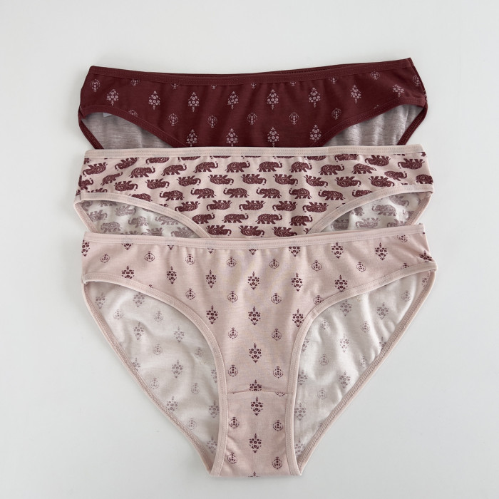 ОПТОМ. Набор женских трусов "Dominant" Размер:S. ( 3 шт/уп). Турция.