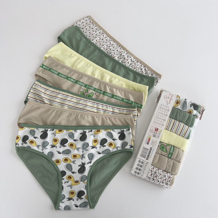 Набор трусиков неделек батал - Размер: 2XL. ( 7 шт/уп). ТМ. Nicoletta