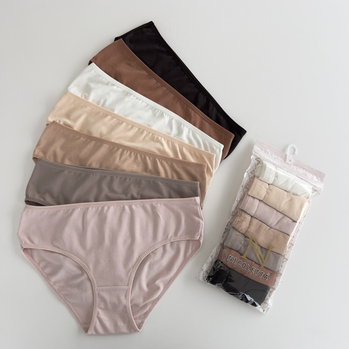 Набор трусиков неделек батал - Размер: 2XL. ( 7 шт/уп). ТМ. Nicoletta