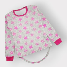 ОПТОМ Толстовка для девочек "Звезда" 6,7,8,9,10 лет с начесом трехнитка