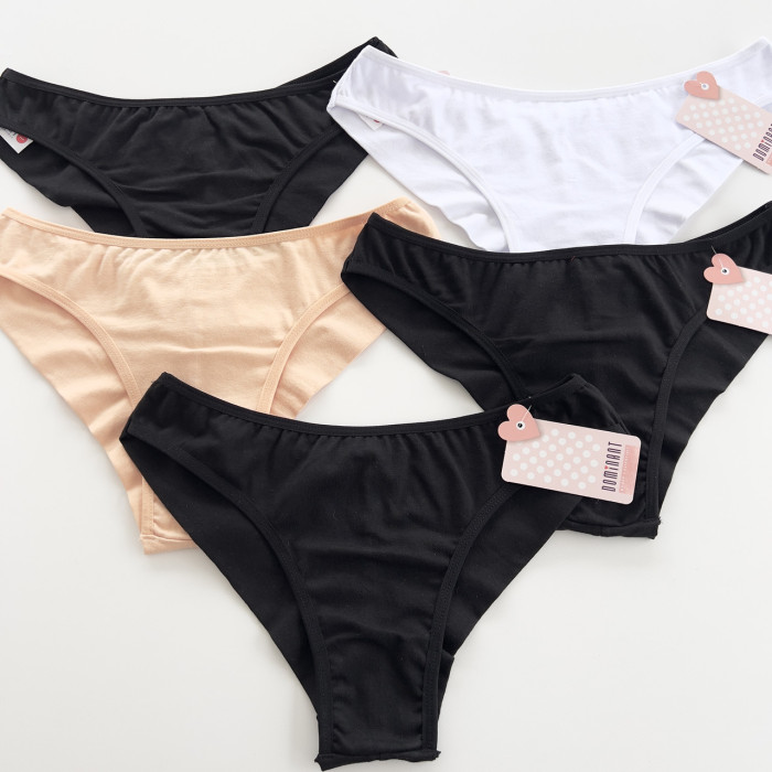 Труси жіночі американки "Dominant". Розмір: S (5 шт./пач.). Туреччина.