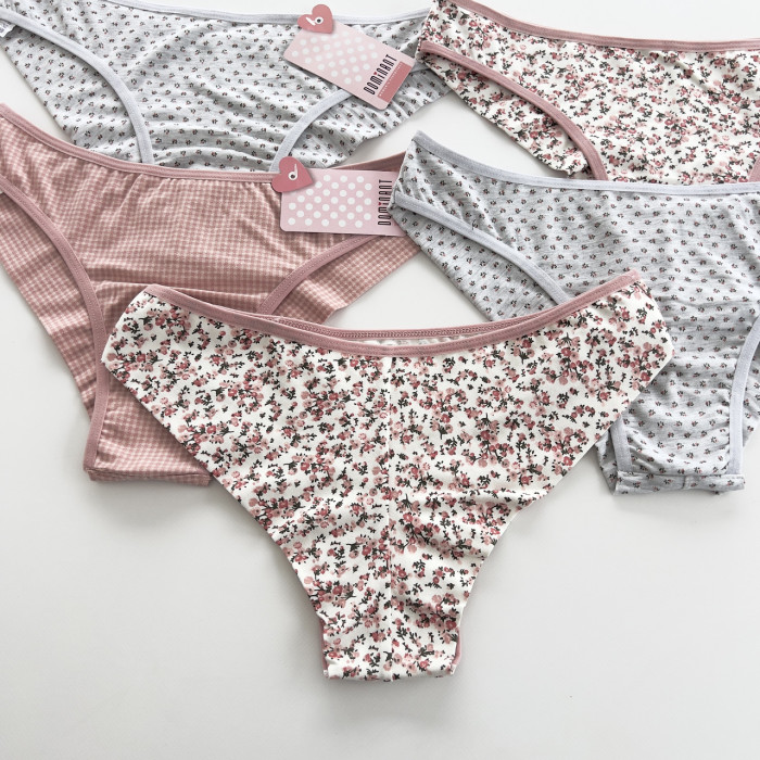 Трусы женские американки "Dominant". Размер: S ( 5 шт/уп). Турция.