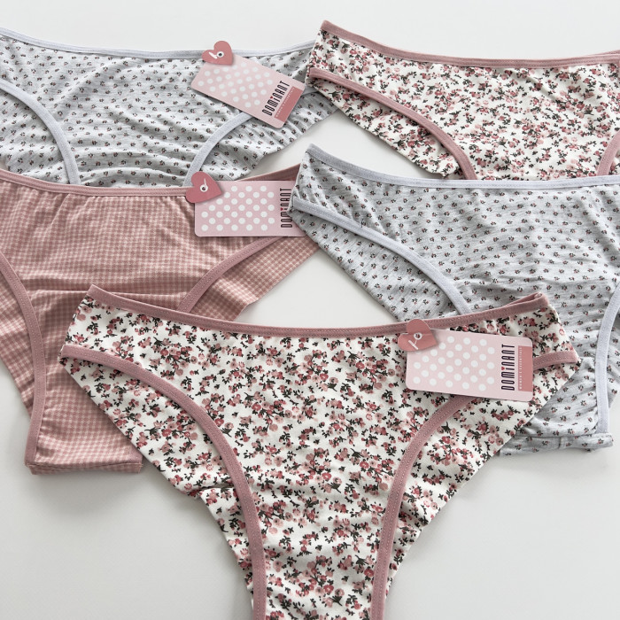 Трусы женские американки "Dominant". Размер: S ( 5 шт/уп). Турция.