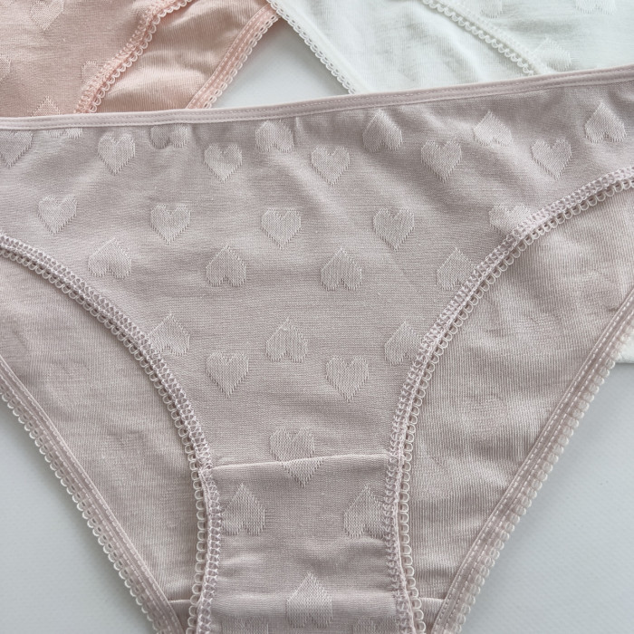 Жіночі бавовняні трусики -Розмір: 2XL. ( 5 шт/уп)