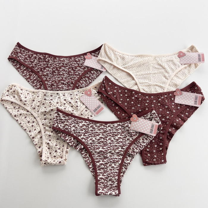 Трусы женские американки "Dominant". Размер: 2XL ( 5 шт/уп). Турция.