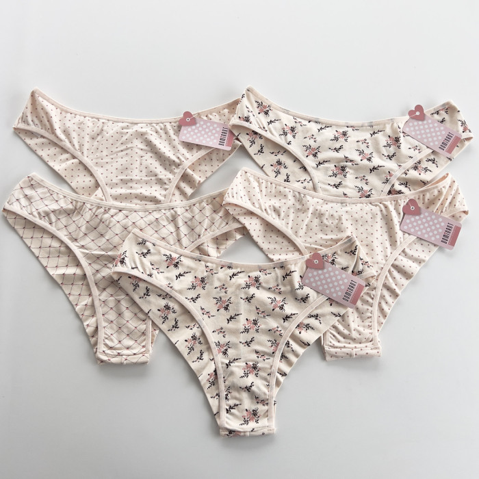 Трусы женские американки "Dominant". Размер: 2XL ( 5 шт/уп). Турция.