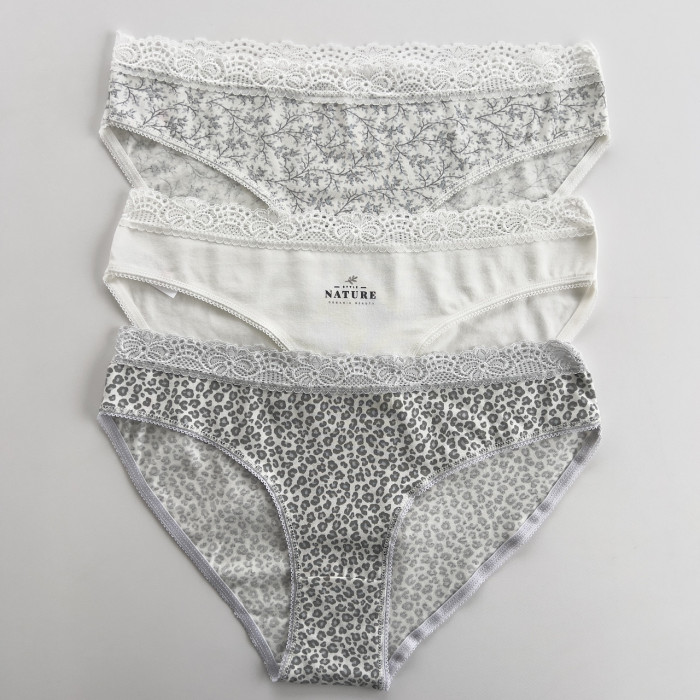 ОПТОМ. Набор женских трусов "Dominant" Размер: M. ( 3 шт/уп). Турция.