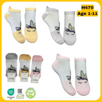 Шкарпетки бавовняні 7-8 років для дівчаток ТМ Belino (6 шт/уп)