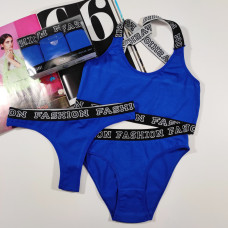 Комплект жіночий, трійка Dominant (топ, бікіні та бразіліана) Розмір: L