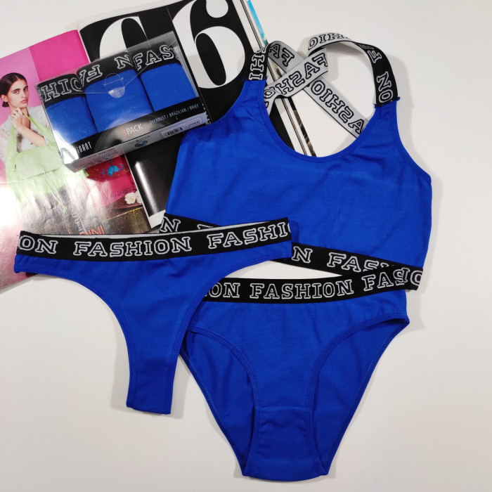 Комплект жіночий, трійка Dominant (топ, бікіні та бразіліана) Розмір: S