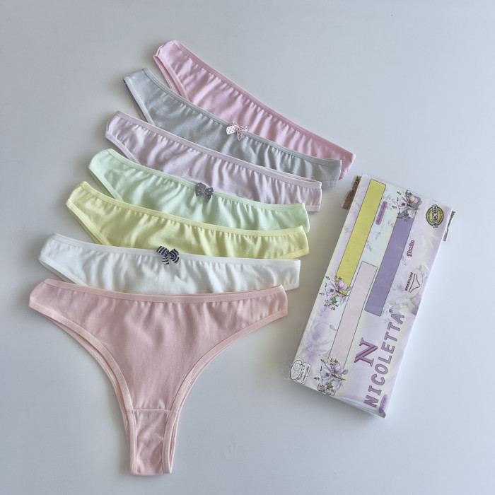Набор женских трусиков неделек - Размер: M. ( 7 шт/уп). ТМ. Nicoletta