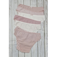 Набір трусиків тижневок рубчик- Розмір: M. ( 7 шт/уп). ТМ. Nicoletta