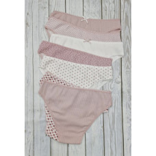 Набір трусиків тижневок рубчик- Розмір: M. ( 7 шт/уп). ТМ. Nicoletta
