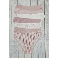 Набір трусиків тижневок рубчик- Розмір: 2XL. ( 7 шт/уп). ТМ. Nicoletta