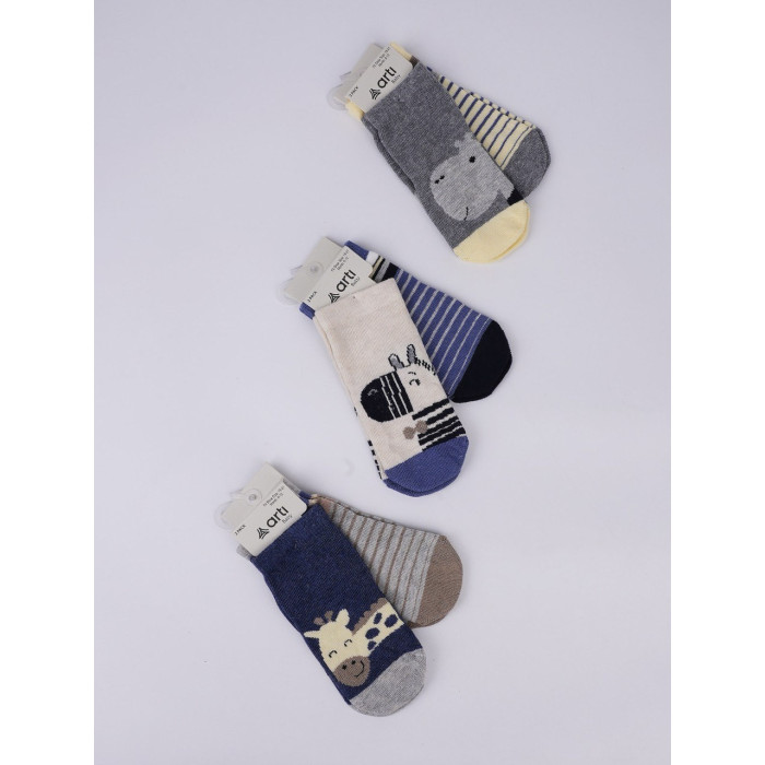 Носки хлопковые для малышей 12-18 мес (6 шт/уп) ТМ.Katamino