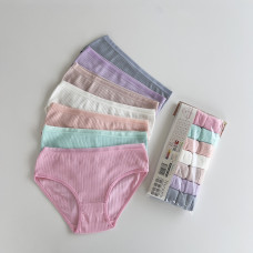 Набор детских трусиков неделек 12-13 лет рубчик ( 7шт/уп ) ТМ Nicoletta