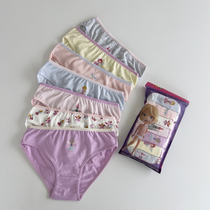 Детские трусики неделька для девочек 5-6 лет (7 шт/уп)