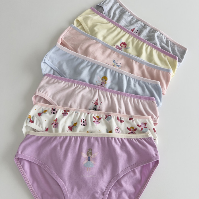 Детские трусики неделька для девочек 5-6 лет (7 шт/уп)