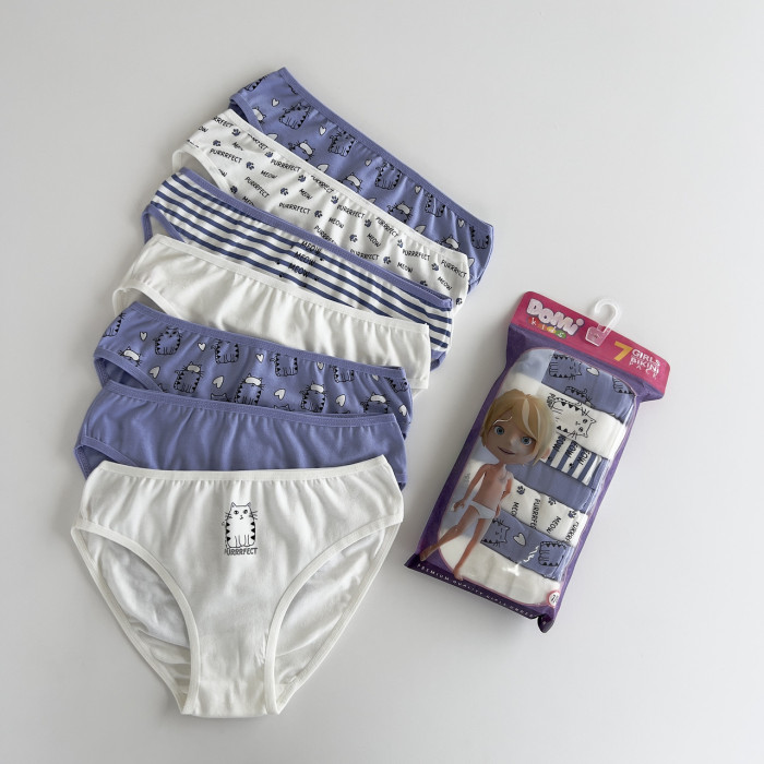 Дитячі трусики тиждень для дівчаток 9-10 років (7 шт/уп)