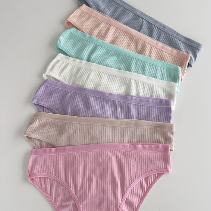 Набор трусиков неделек  рубчик- Размер: XL. ( 7 шт/уп). ТМ. Nicoletta