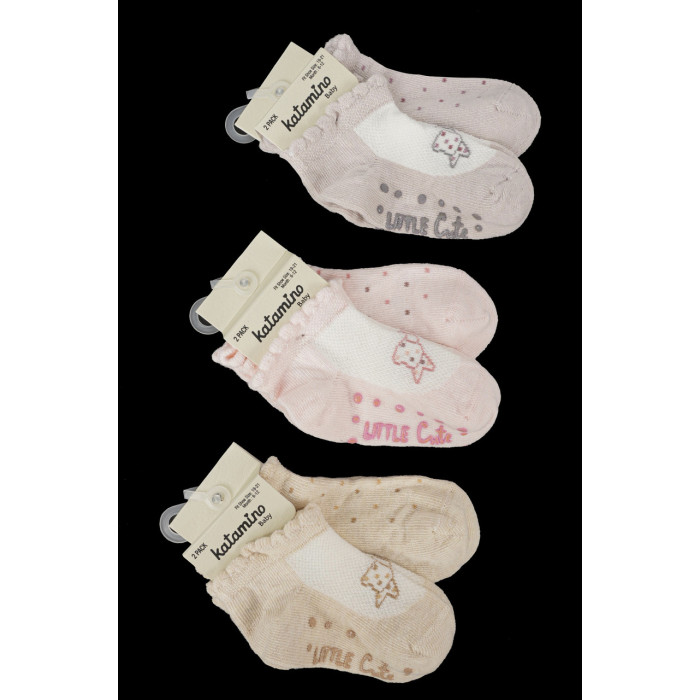 Шкарпетки бавовняні для малюків 12-18 міс сітка (6 шт/уп)