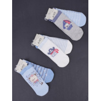 Шкарпетки бавовняні для малюків 12-18 міс сітка (6 шт/уп)