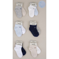 Шкарпетки бавовняні для малюків 12-18 міс сітка (12 шт/уп)