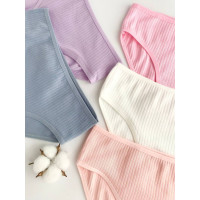 Детские трусики рубчик девочек 6-7 лет (5шт/уп) ТМ Nicoletta