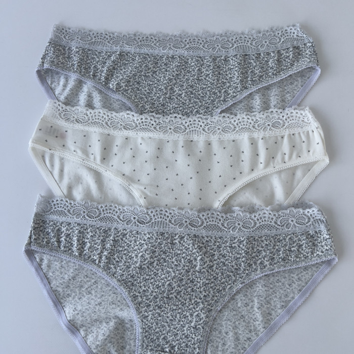 ОПТОМ. Набор женских трусов "Dominant" Размер:S. ( 3 шт/уп). Турция.