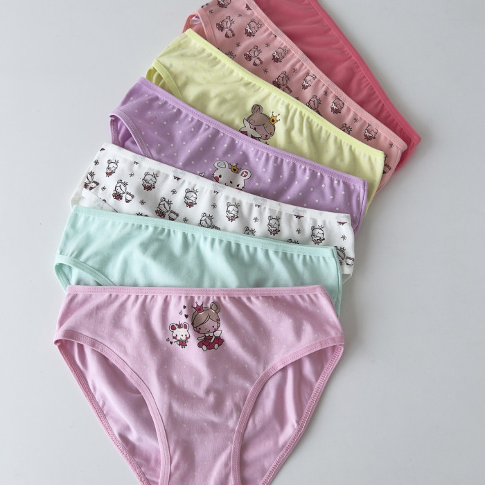 Дитячі трусики тиждень для дівчаток 9-10 років (7 шт/уп)