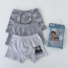 Дитячі труси боксерки для хлопчиків 9-10 років ТМ Domi (3 шт/уп)