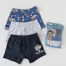 Дитячі труси боксерки для хлопчиків 7-8 років ТМ Domi (3 шт/уп)