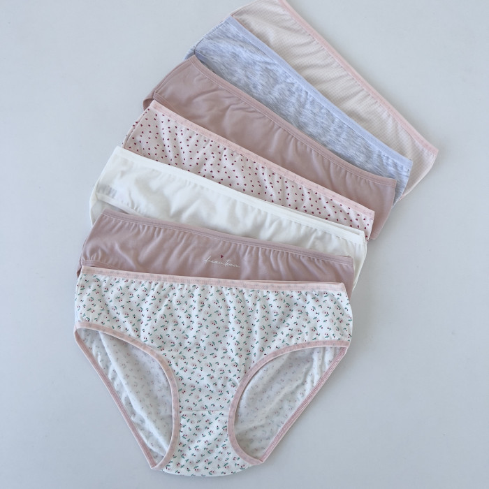 ОПТОМ. Набір жіночих трусів "Dominant" бікіні. Розмір: 2XL. ( 7 шт/уп). Туреччина.