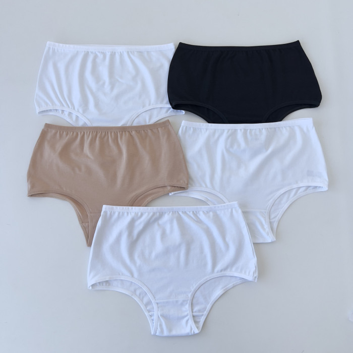 Женские хлопковые трусики -5 шт. Размер: 2XL