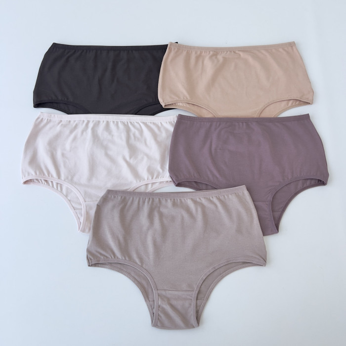 Женские хлопковые трусики -5 шт. Размер: 2XL