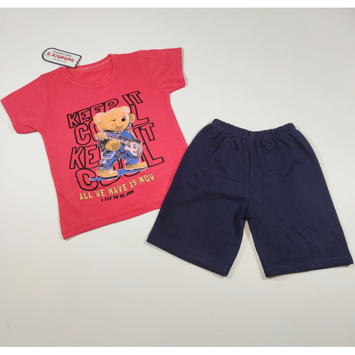 Костюм летний для мальчиков 3,4,5,6,7 лет (5 шт/уп)