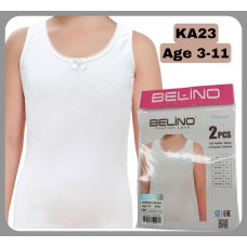 Майка для дівчинки 5-6 років ( 6 шт/уп ) TM Belino